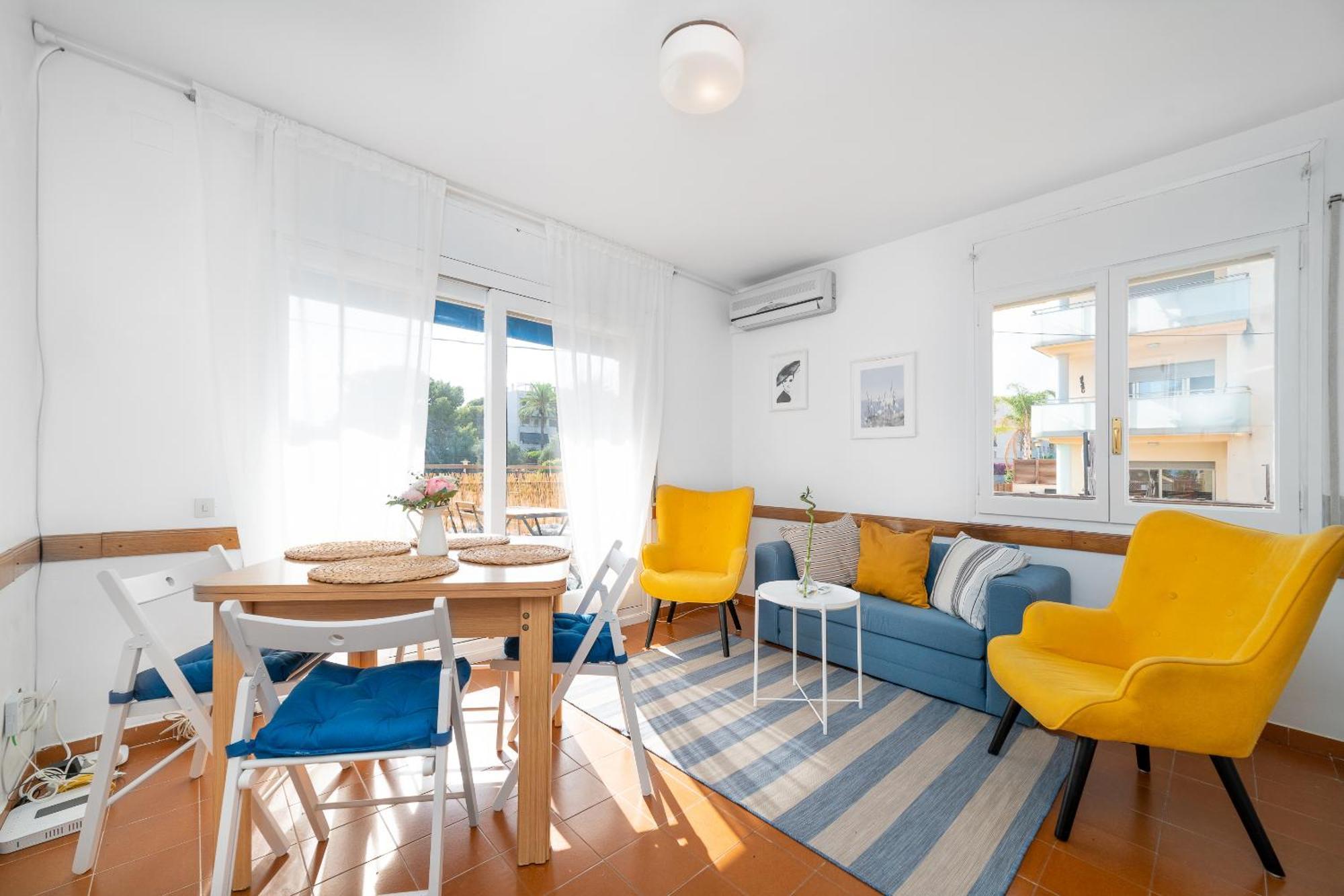 Beach Flat With Terrace Sant Salvador Buitenkant foto