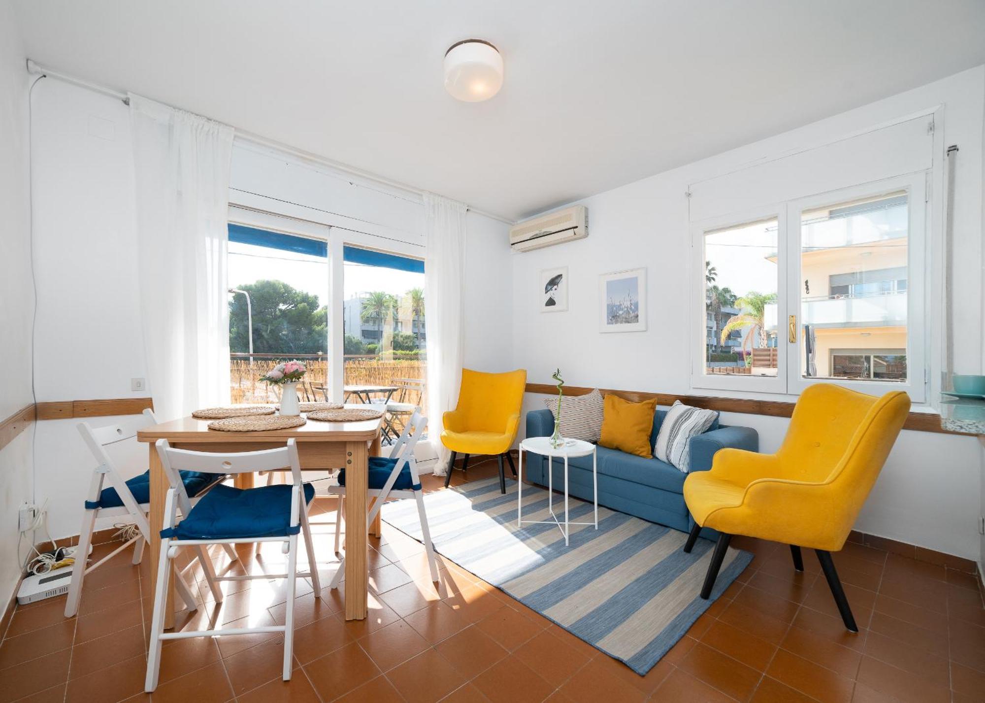 Beach Flat With Terrace Sant Salvador Buitenkant foto